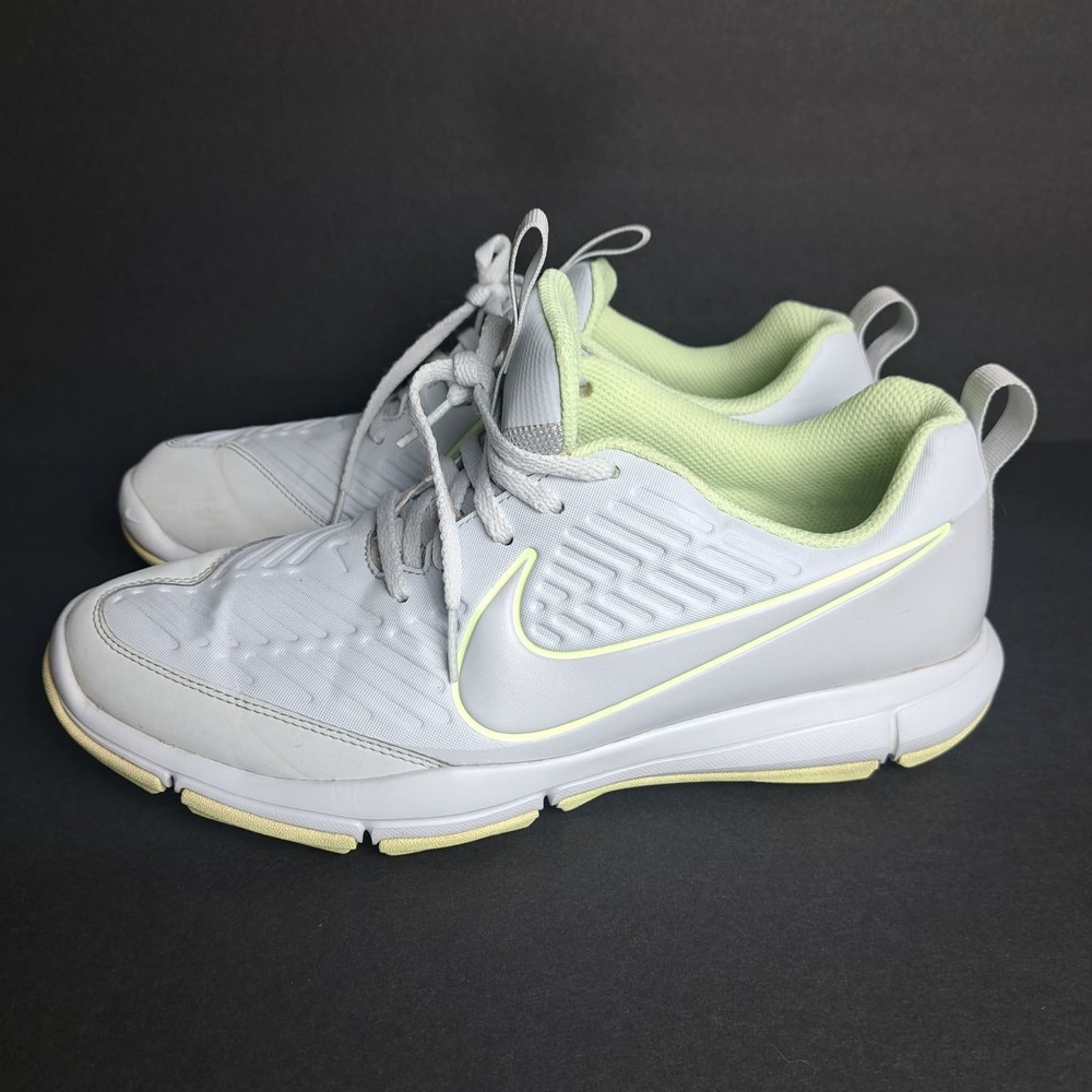 Nike Explorer 2 Golf Shoes Women's Size 10 Pure Platinum & White AA1846-001